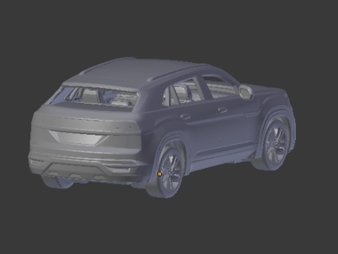 フォルクスワーゲン アトラス クーペ 3Dプリントモデル