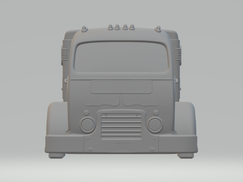 Couchette de camion 3000 blanche Modèles 3D en vedette