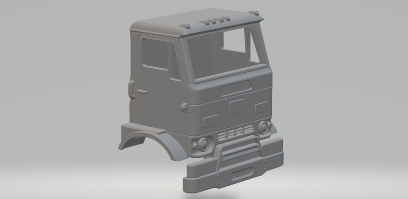 GMCキャブオーバー 3Dプリントモデル .c4d .max .obj .3ds .fbx .stl .blend