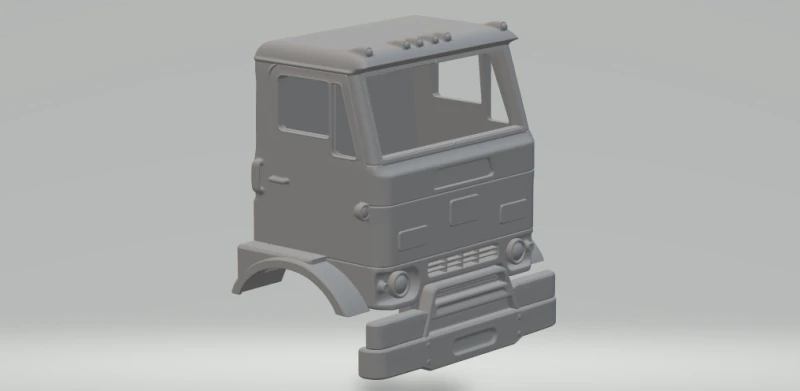 Gmc cab over 3D Print Model .c4d .max .obj .3ds .fbx .stl .blend 