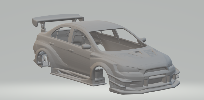 Lancer x 3D Print Model .c4d .max .obj .3ds .fbx .stl .blend