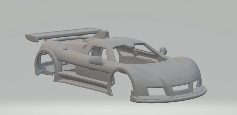 Gumpert Apollo 3D Print Model .c4d .max .obj .3ds .fbx .stl .blend 