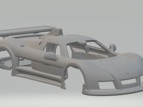 Gumpert Apollo 3D Print Model