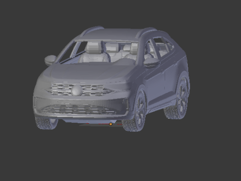 フォルクスワーゲン ヴィルトゥス 3Dプリントモデル