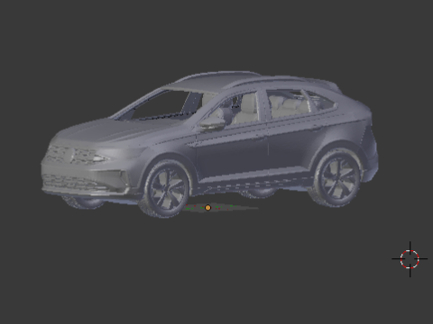 フォルクスワーゲン ヴィルトゥス 3Dプリントモデル