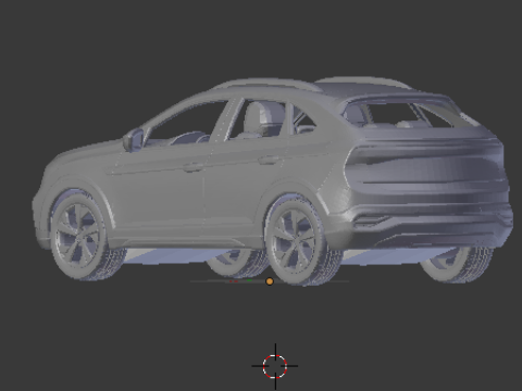 フォルクスワーゲン ヴィルトゥス 3Dプリントモデル