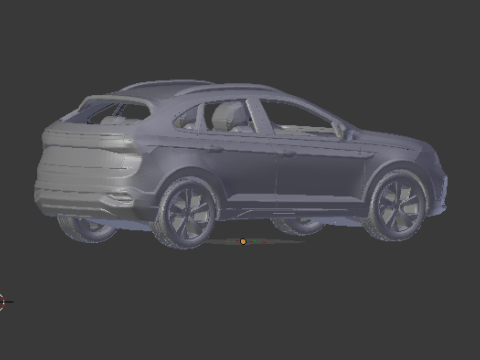 フォルクスワーゲン ヴィルトゥス 3Dプリントモデル