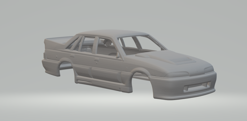 1988 Holden VL Commodore 3D printmodel .c4d .max .obj .3ds .fbx .stl .blend 