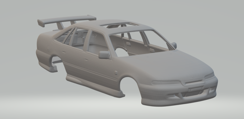HSV GTSR 3D Print Model .c4d .max .obj .3ds .fbx .stl .blend