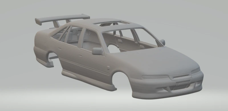 HSV GTSR 3D Print Model .c4d .max .obj .3ds .fbx .stl .blend 
