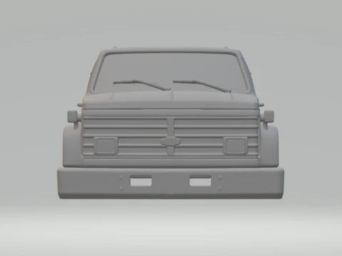 Chevrolet d60 crew cab 3D Print Model