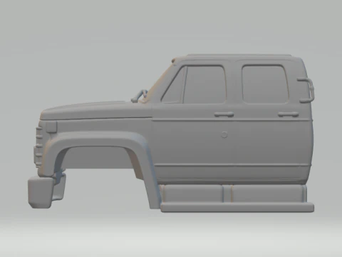 Chevrolet d60 crew cab 3D Print Model