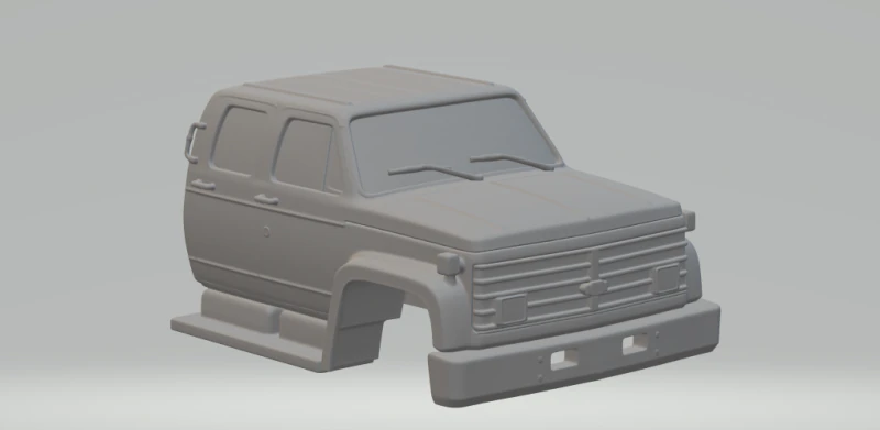 Chevrolet d60 crew cab 3D Print Model .c4d .max .obj .3ds .fbx .stl .blend 