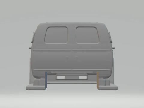 Chevrolet d60 crew cab 3D Print Model