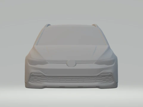 Volkswagen golf variant closed 3D Print Model