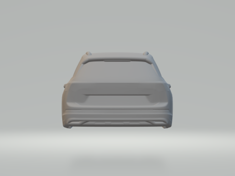 Variante Volkswagen Golf fermée Modèles 3D en vedette