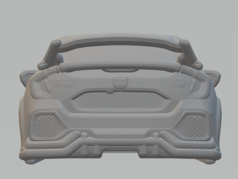Hondda civic 3D Print Model