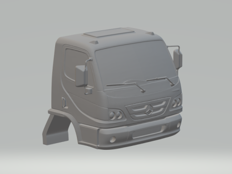 Mercedes-Benz Accelo 3D Print Model