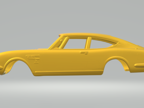 फिएट कूप 3D प्रिंट मॉडल