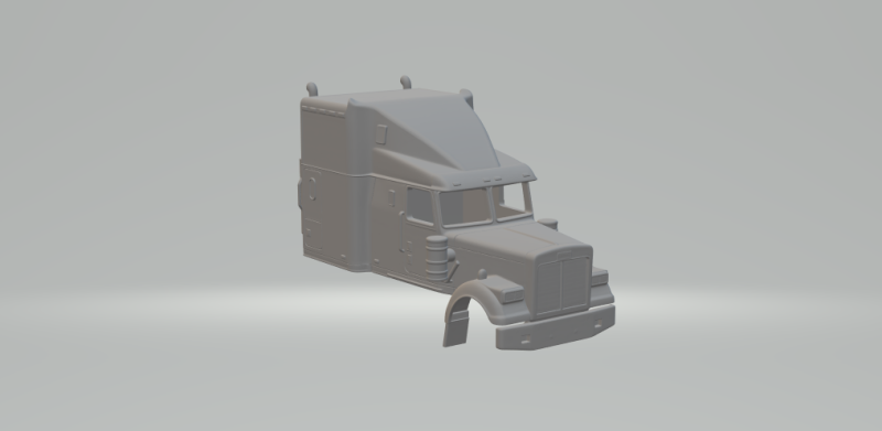 Volvo branco WIM 64T por cima Modelo de Impressão 3D .c4d .max .obj .3ds .fbx .stl .blend 