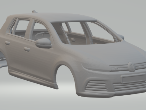 Volkswagena Golfa Model do druku 3D