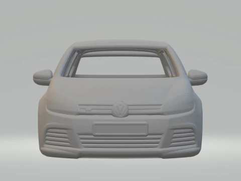 Volkswagen golf 3D Print Model