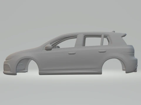 Volkswagen golf 3D Print Model
