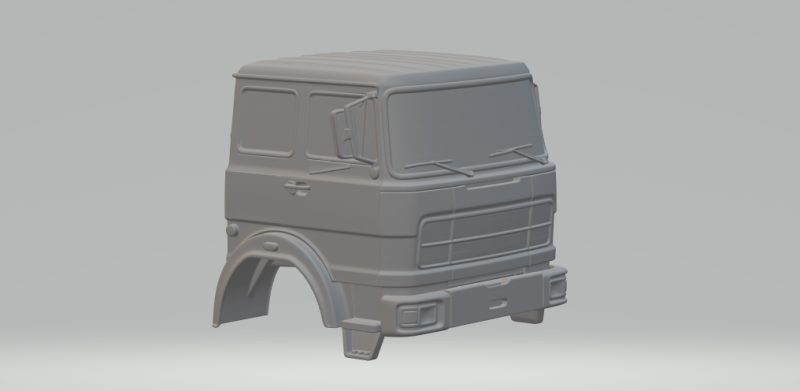 Fiat Iveco 190H 3D Print Model .c4d .max .obj .3ds .fbx .stl .blend