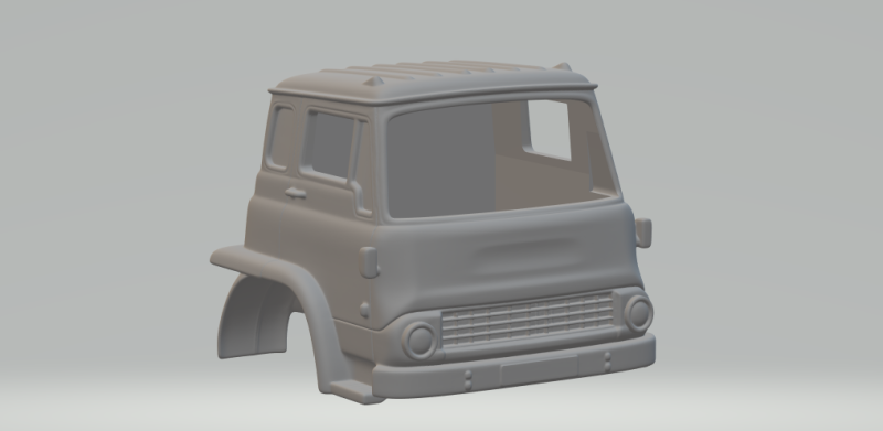 Bedford tk 3D Print Model .c4d .max .obj .3ds .fbx .stl .blend