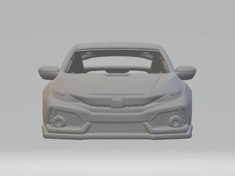 Honda civic type r 3D Print Model