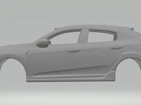 Honda civic type r 3D Print Model