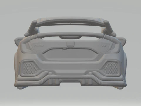 Honda civic type r 3D Print Model