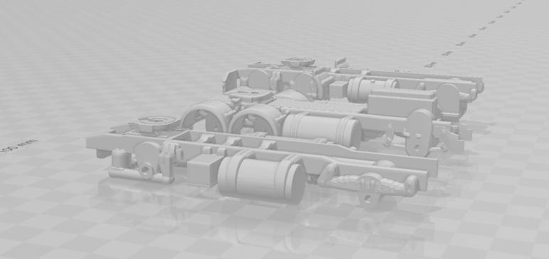 Вантажівка шасі 3D Принт Модель .c4d .max .obj .3ds .fbx .stl .blend 