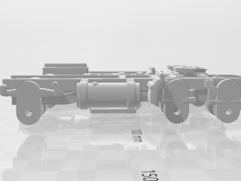 Вантажівка шасі 3D Принт Модель