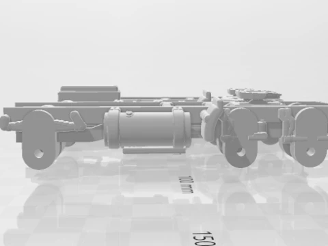 Chassis truck 3D Print Model