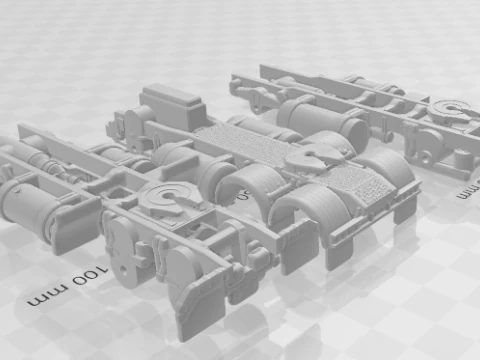 Chassis truck 3D Print Model