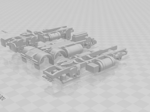 Вантажівка шасі 3D Принт Модель