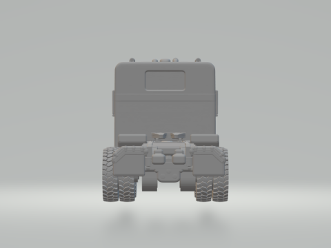 FREIGHTLINER BRANCO COE Modelo de Impressão 3D