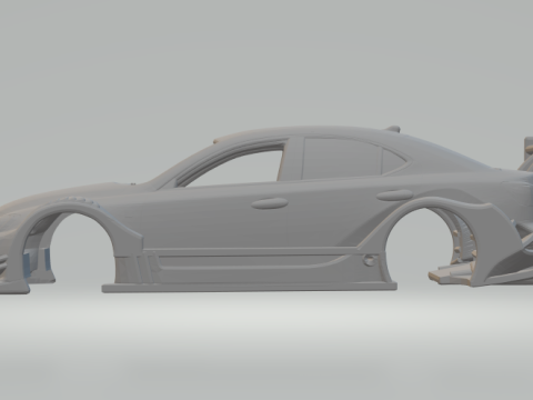 Carro de corrida Lexus Modelo de Impressão 3D