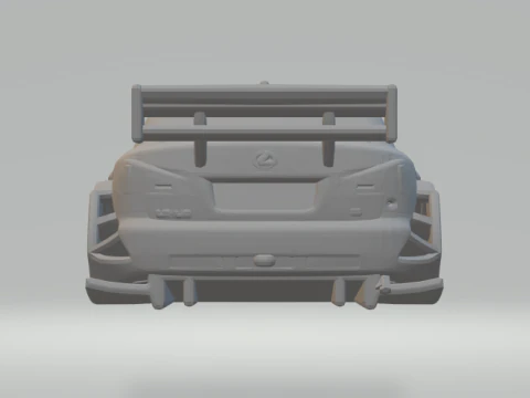 Lexus race car 3D Print Model