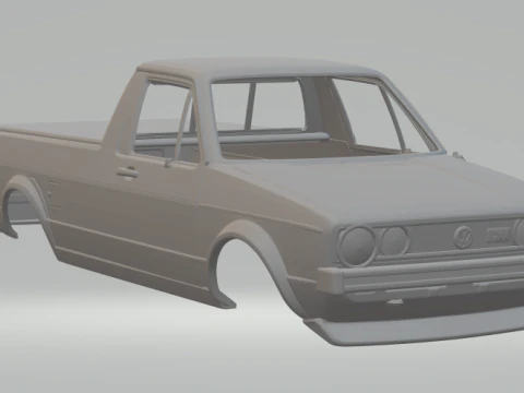 Volkswagen Caddy custom 3D Print Model