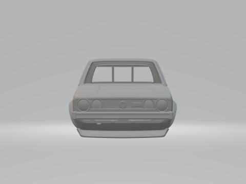 वोक्सवैगन कैडी कस्टम 3D प्रिंट मॉडल