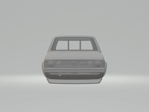 Volkswagen Caddy custom 3D Print Model