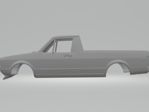 वोक्सवैगन कैडी कस्टम 3D प्रिंट मॉडल