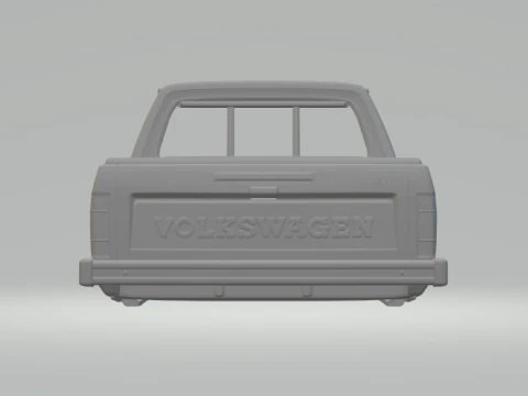 Volkswagen Caddy custom 3D Print Model