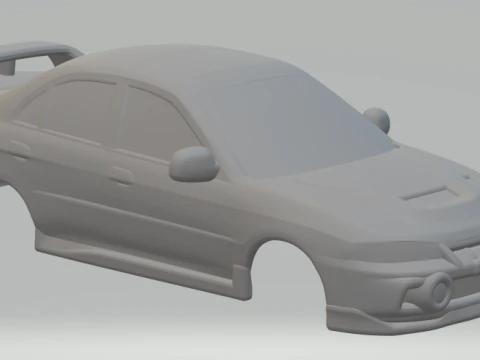 Mitsubishi lancer evo closed 3D Print Model