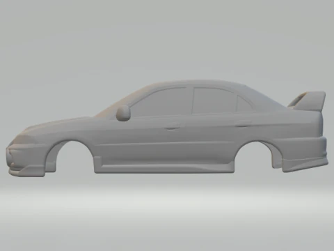 Mitsubishi lancer evo closed 3D Print Model