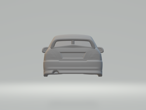 미쓰비시 랜서 에보 폐쇄 3D 프린트 모델