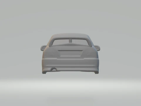 Mitsubishi lancer evo closed 3D Print Model