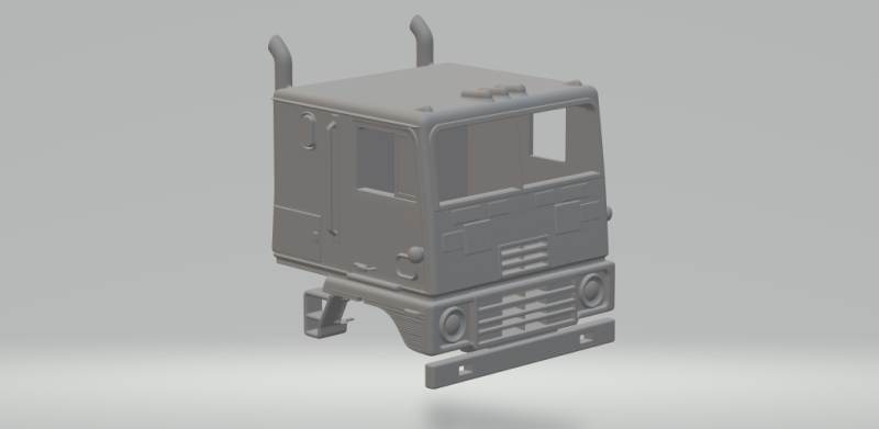 Dodge l1000 cabover 3D Print Model .c4d .max .obj .3ds .fbx .stl .blend 